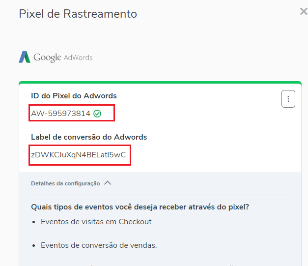 Criar Anuncio Google ADS - hotmart Pixel - Label